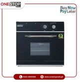 CROWN Gas Built-in Oven (B) Specially Designed Built-In Oven Full Black 1 year brand warranty Only for Karachi
